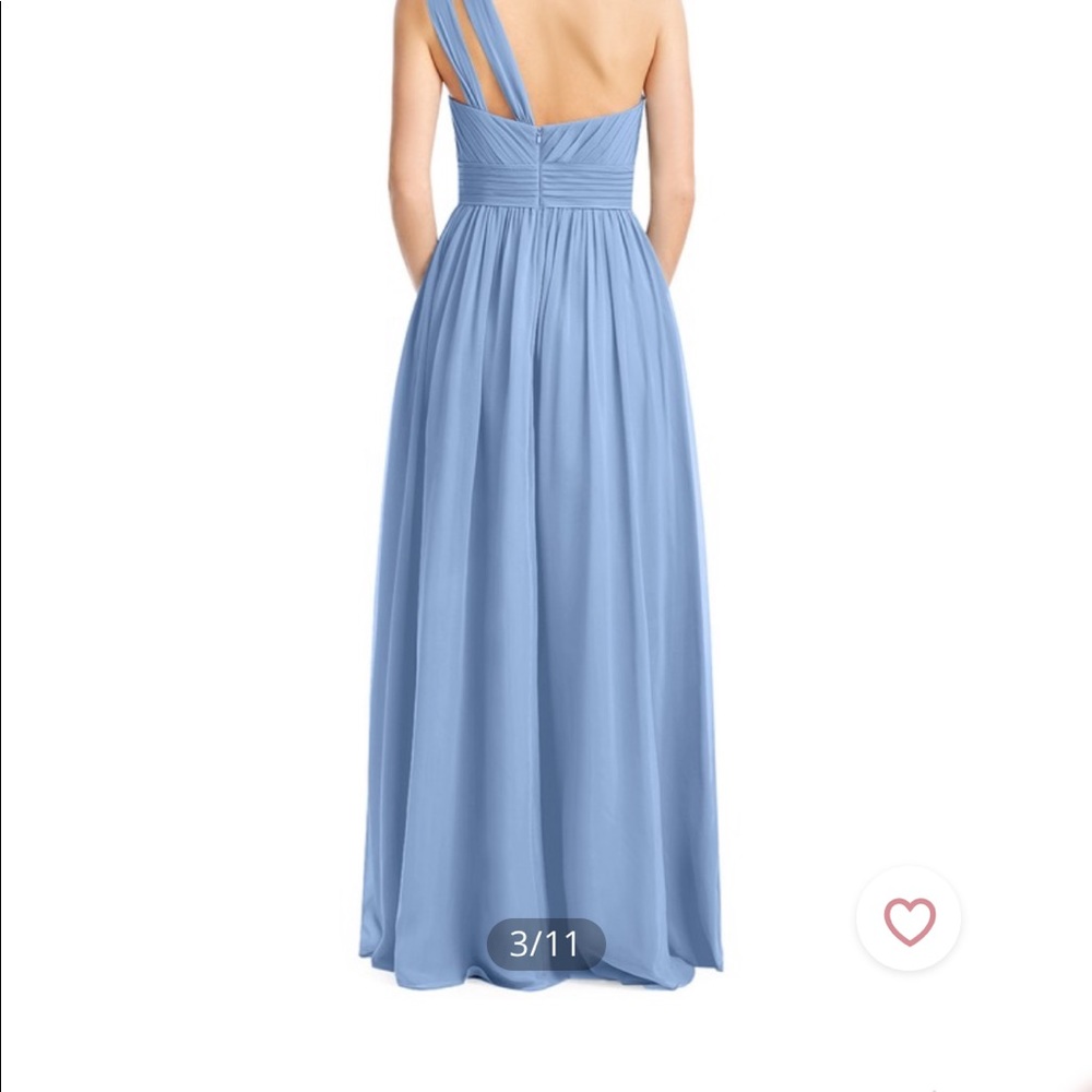NWT Steel Blue Azazie Dress